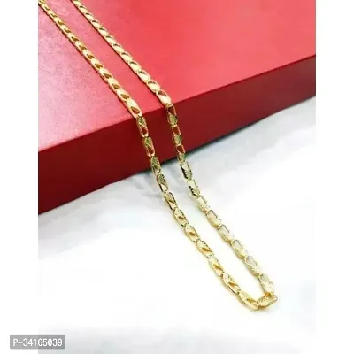 Shimmering Golden Brass Chains For Men-thumb2