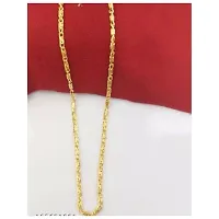 Shimmering Golden Brass Chains For Women And Men-thumb1