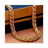 Shimmering Golden Brass Chains For Men-thumb2