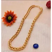 Shimmering Golden Brass Chains For Women And Men-thumb2