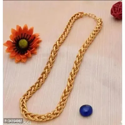 Shimmering Golden Brass Chains For Women And Men-thumb3