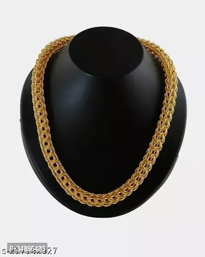 Beautiful Brass Golden Chain For Men-thumb3