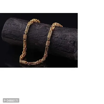 Beautiful Brass Golden Chain For Men-thumb0