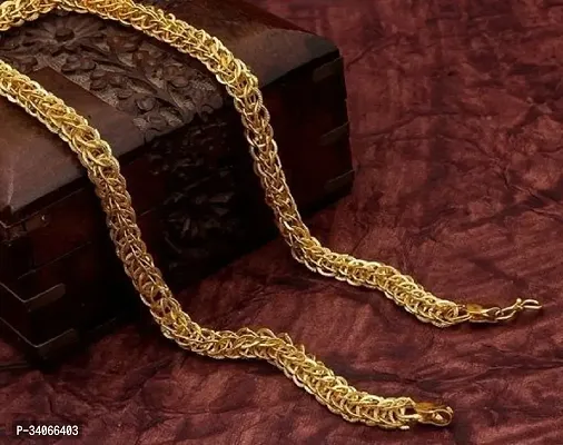 Beautiful Brass Golden Chain For Men-thumb2