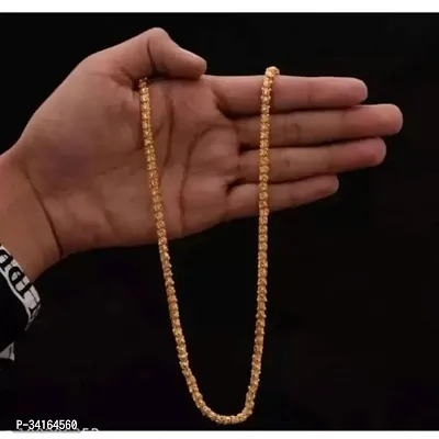 Shimmering Golden Brass Chains For Women And Men-thumb2