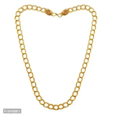 Shimmering Golden Brass Chains For Women And Men-thumb0