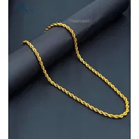 Shimmering Golden Brass Chains For Men And Women-thumb1