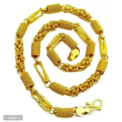 Beautiful Brass Golden Chain For Men-thumb3