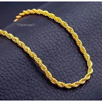 Shimmering Golden Brass Chains For Women And Men-thumb2