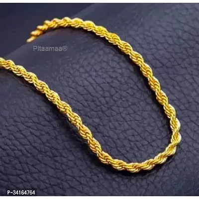 Shimmering Golden Brass Chains For Women And Men-thumb3