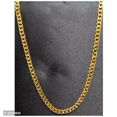 Shimmering Golden Brass Chains For Men-thumb2