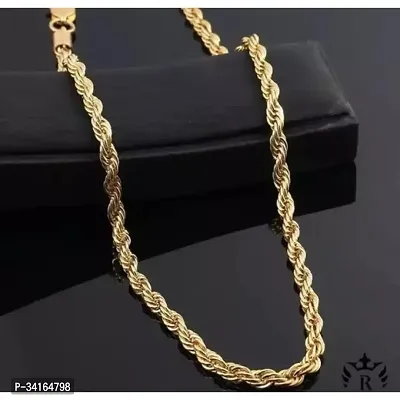 Shimmering Golden Brass Chains For Women And Men-thumb0