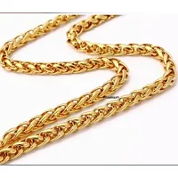 Shimmering Golden Brass Chains For Men-thumb2