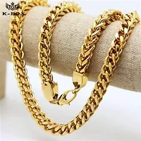 Shimmering Golden Brass Chains For Men-thumb2