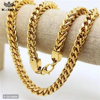 Shimmering Golden Brass Chains For Men-thumb3