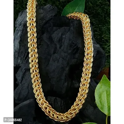 Beautiful Brass Golden Chain For Men-thumb2