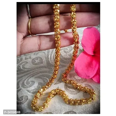 Shimmering Golden Brass Chains For Men-thumb2