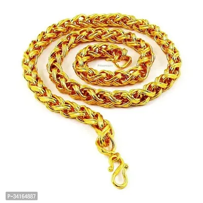 Shimmering Golden Brass Chains For Men-thumb0