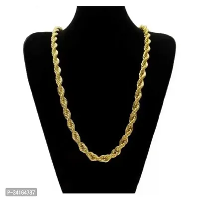 Shimmering Golden Brass Chains For Men-thumb0