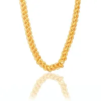 Shimmering Golden Brass Chains For Women And Men-thumb1