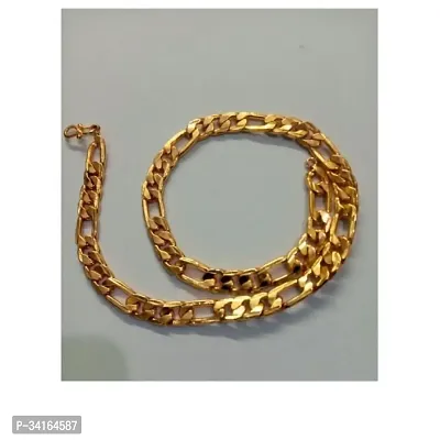 Shimmering Golden Brass Chains For Men-thumb0