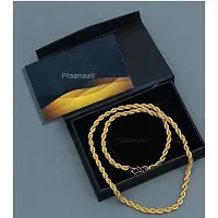 Shimmering Golden Brass Chains For Women And Men-thumb1