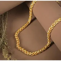 Shimmering Golden Brass Chains For Men-thumb1