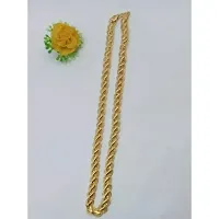 Shimmering Golden Brass Chains For Men-thumb1