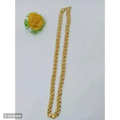 Shimmering Golden Brass Chains For Men-thumb2