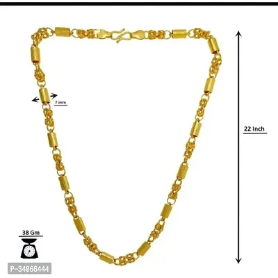 Beautiful Brass Golden Chain For Men-thumb3