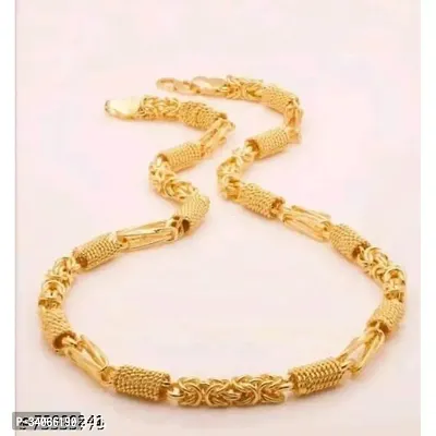 Beautiful Brass Golden Chain For Men-thumb0