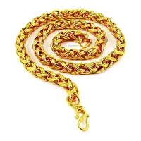 Shimmering Golden Brass Chains For Men-thumb1