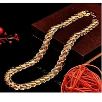 Shimmering Golden Brass Chains For Women And Men-thumb1