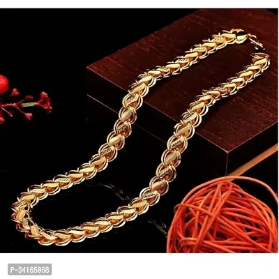 Shimmering Golden Brass Chains For Women And Men-thumb2