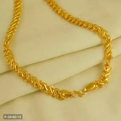 Shimmering Golden Brass Chains For Women And Men-thumb3