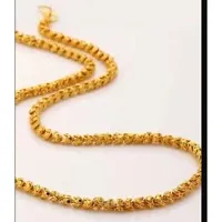 Shimmering Golden Brass Chains For Men-thumb2