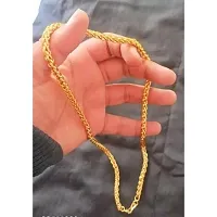 Shimmering Golden Brass Chains For Men-thumb2