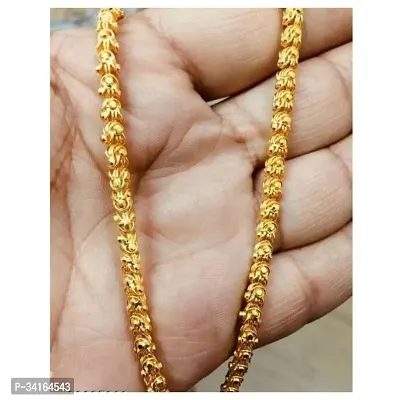 Shimmering Golden Brass Chains For Men-thumb0