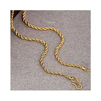 Shimmering Golden Brass Chains For Women And Men-thumb1