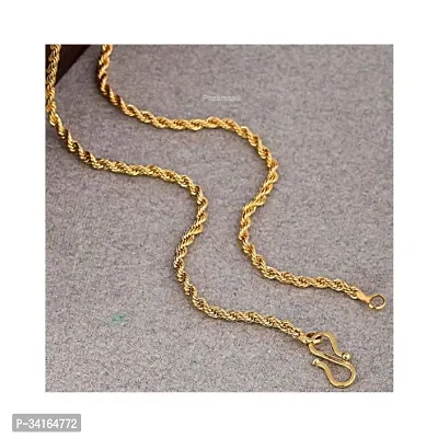 Shimmering Golden Brass Chains For Women And Men-thumb2