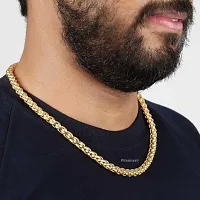 Shimmering Golden Brass Chains For Men-thumb2