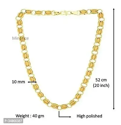 Beautiful Brass Golden Chain For Men-thumb2