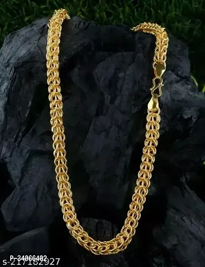 Beautiful Brass Golden Chain For Men-thumb3