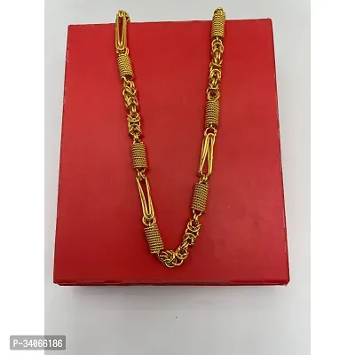 Beautiful Brass Golden Chain For Men-thumb2