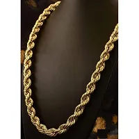 Shimmering Golden Brass Chains For Women And Men-thumb1