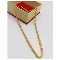 Shimmering Golden Brass Chains For Men-thumb2