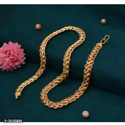 Shimmering Golden Brass Chains For Men-thumb0