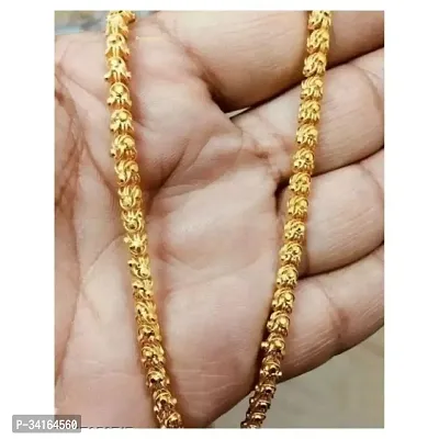 Shimmering Golden Brass Chains For Women And Men-thumb0