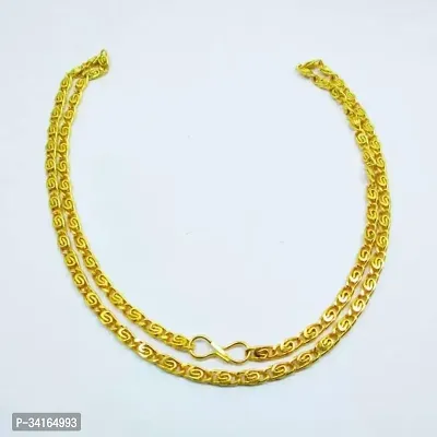 Shimmering Golden Brass Chains For Women And Men-thumb3