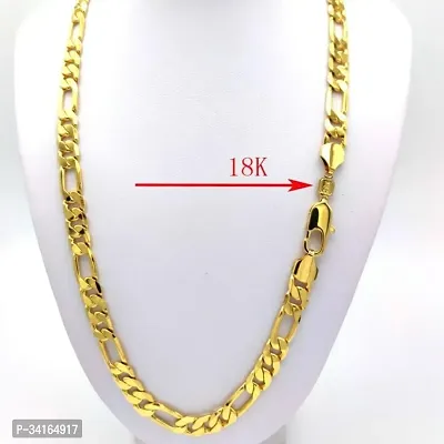 Shimmering Golden Brass Chains For Women And Men-thumb0